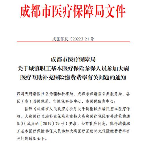 2023年成都市最新醫療保險繳費比例 第1張 2023年成都市最新醫療保險繳費比例 第1張